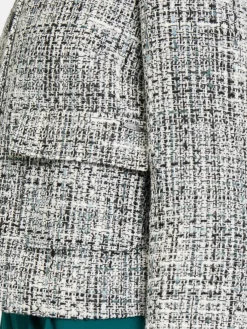 Betty & Co Blazer*Damen Blazer-Jacke petrol mehrfarbig gemustert