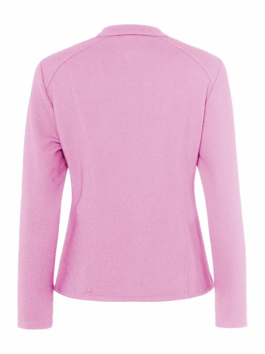 Frank Walder Sweatshirts & Sweatjacken*Damen Blazerjacke altrosa rosa uni