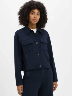 More & More Blazer*Damen Blazerjacke marine uni