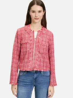 Betty Barclay Blazer*Damen Blazer-Jacke rot gemustert