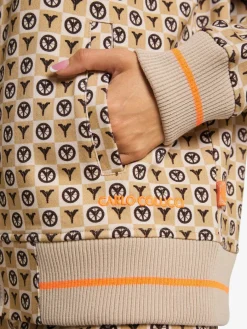 Carlo Colucci Sweatshirts & Sweatjacken*Damen Blouson - Dallinger beige kariert