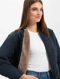 Amber & June Jacken & Westen*Damen Blouson-Jacke marine uni