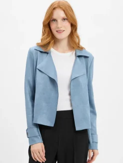 Cartoon Jacken & Westen*Damen Blousonjacke hellblau uni