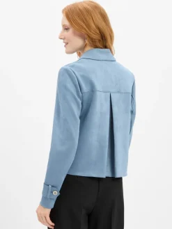 Cartoon Jacken & Westen*Damen Blousonjacke hellblau uni