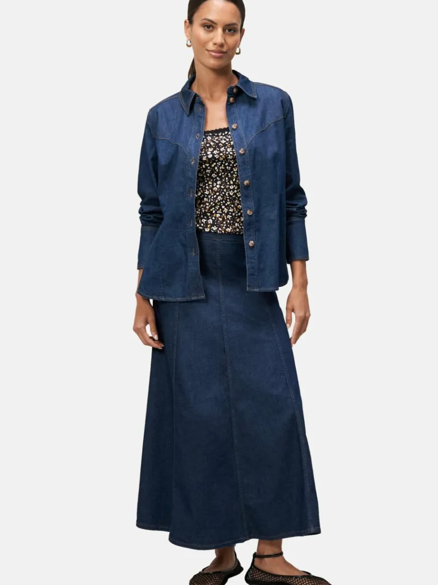 zero Shirts & Tops*Damen Blumenshirt schwarz weiß gemustert