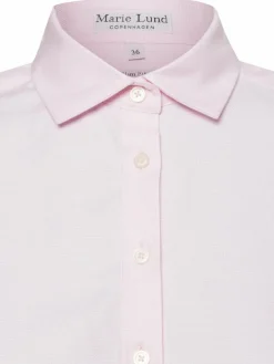 Marie Lund Blusen*Damen Bluse rosa strukturiert