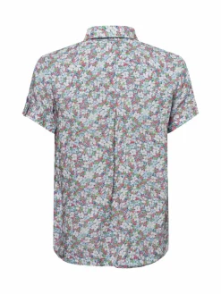 Franco Callegari Blusen*Damen Bluse grün mehrfarbig gemustert