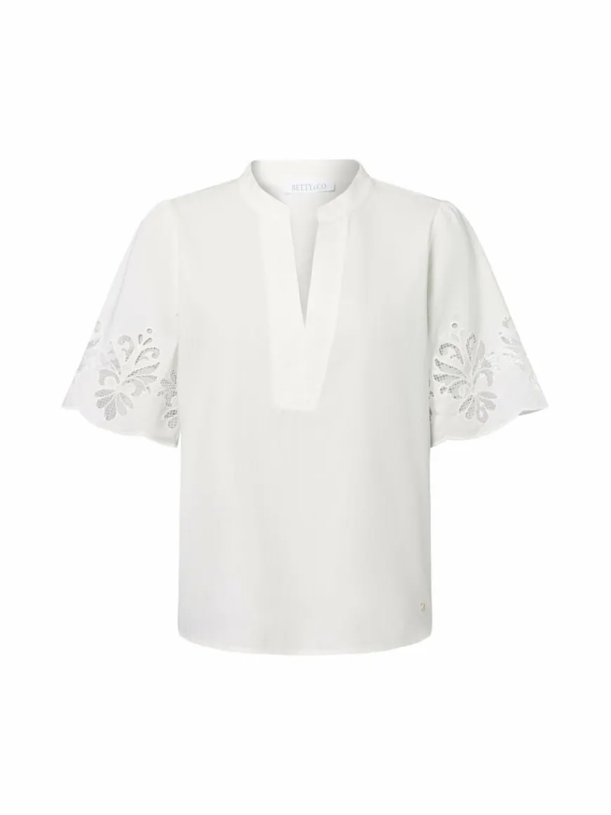 Betty & Co Blusen*Damen Bluse ecru uni