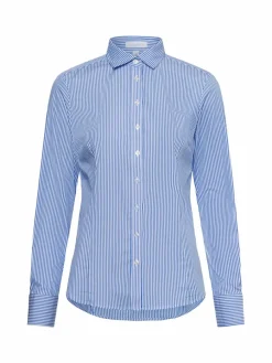 brookshire Blusen*Damen Bluse hellblau gemustert