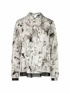 Marc Cain Blusen*Damen Bluse beige gemustert