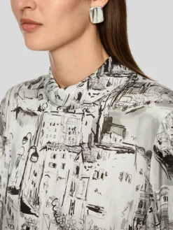 Marc Cain Blusen*Damen Bluse beige gemustert