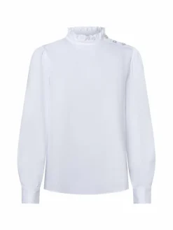 Rich & Royal Blusen*Damen Bluse weiß uni