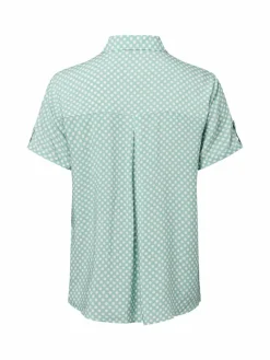 Franco Callegari Blusen*Damen Bluse aqua weiß gepunktet