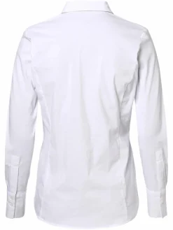 More & More Blusen*Damen Bluse weiß uni