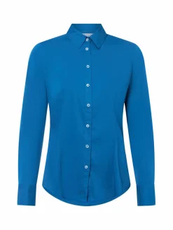 Marie Lund Blusen*Damen Bluse blau uni