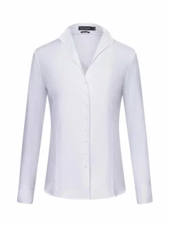 Franco Callegari Blusen*Damen Bluse weiß uni