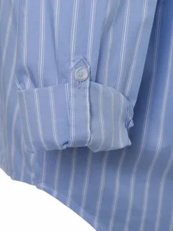 Marie Lund Blusen*Damen Bluse blau weiß gestreift