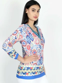 Vicci Germany Blusen*Damen Bluse mehrfarbig bedruckt