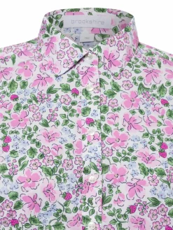 brookshire Blusen*Damen Bluse mehrfarbig pink gemustert