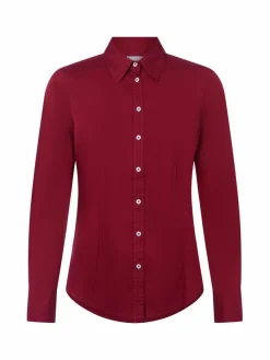 Marie Lund Blusen*Damen Bluse bordeaux uni