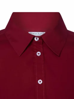 Marie Lund Blusen*Damen Bluse bordeaux uni