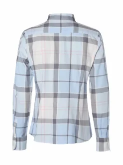 brookshire Blusen*Damen Bluse hellblau ecru kariert