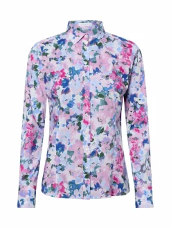 brookshire Blusen*Damen Bluse rosa hellblau gemustert