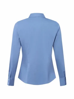 Marie Lund Blusen*Damen Bluse blau uni