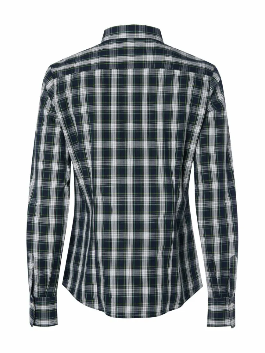 brookshire Blusen*Damen Bluse marine tanne kariert