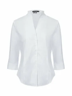 Franco Callegari Blusen*Damen Bluse weiß gemustert