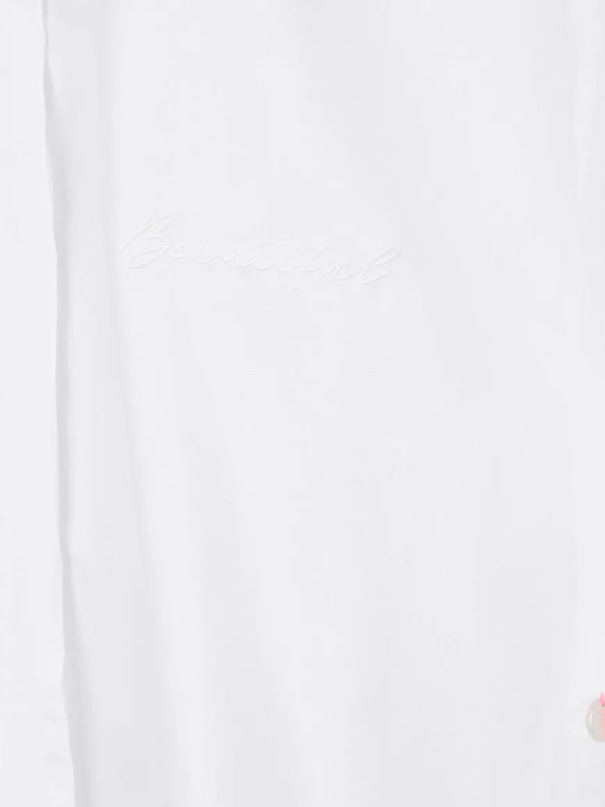 Frieda & Freddies Blusen*Damen Bluse weiß uni