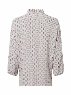 Marc Cain Collections Blusen*Damen Bluse beige mehrfarbig gemustert