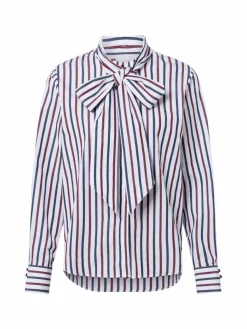 Rich & Royal Blusen*Damen Bluse weiß marine gestreift