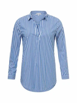 Marie Lund Blusen*Damen Bluse weiß royal gestreift