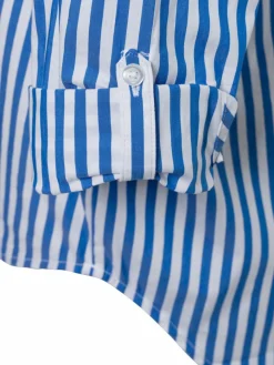 Marie Lund Blusen*Damen Bluse weiß royal gestreift