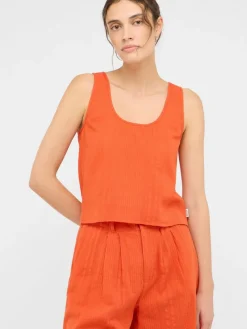 Mustang Blusen*Damen Bluse orange uni
