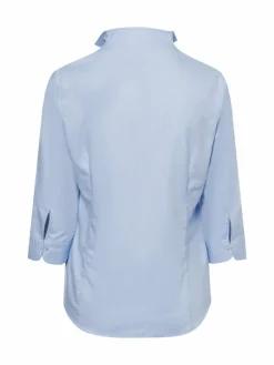 Franco Callegari Blusen*Damen Bluse hellblau gemustert