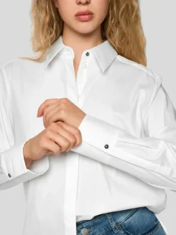 Marc Cain Blusen*Damen Bluse weiß uni