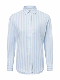 Marie Lund Blusen*Damen Bluse hellblau weiß gestreift