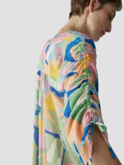 LCMT Blusen*Damen Bluse grün gemustert