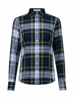 brookshire Blusen*Damen Bluse marine kariert