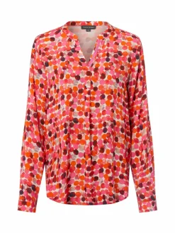 Franco Callegari Blusen*Damen Bluse pink orange gepunktet