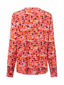 Franco Callegari Blusen*Damen Bluse pink orange gepunktet
