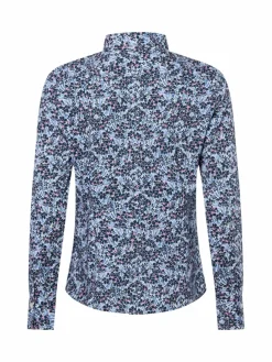 brookshire Blusen*Damen Bluse marine rosa gemustert