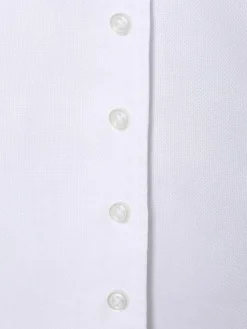 Franco Callegari Blusen*Damen Bluse - Bügelleicht weiß strukturiert