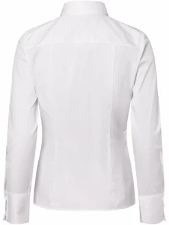 HUGO Blusen*Damen Bluse - Bügelleicht - The Fitted Shirt weiß uni