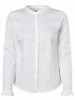 MOS MOSH Blusen*Damen Bluse - Mattie weiß uni