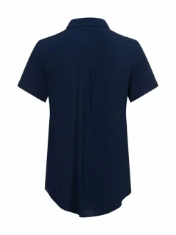 Franco Callegari Blusen*Damen Bluse - Samanta marine uni