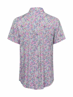 Franco Callegari Blusen*Damen Bluse - Samanta rosa mehrfarbig gemustert
