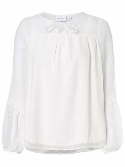 Vila Blusen*Damen Bluse - VIEdee ecru uni
